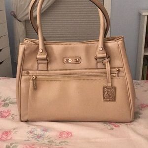 Nude Over the Shoulder Bag